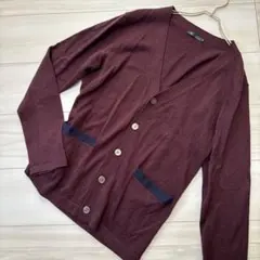 メンズメルローズ　ニット　カーディガン　薄手　サイズ3