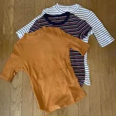 ユニクロ　カットソー3枚セット　サイズ確認してね【断捨離中】