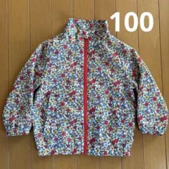 花柄ジャケット ウインドブレーカー　100