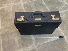 黒 合成皮革 パイロットケース　ビジネスバッグ