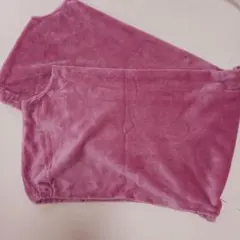 マイクロファイバー　あったか布団襟カバー　ピンク