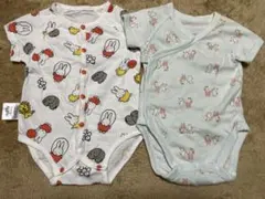 UNIQLO ベビー肌着 60cm うさぎプリント