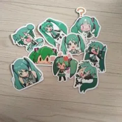 初音ミク ステッカー シール 9枚セット
