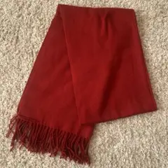 赤　レッド　マフラー　ストール