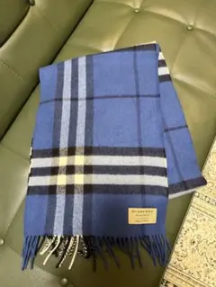 -*-様 BURBERRY 100%カシミヤ マフラー チェック柄