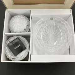 HOYA クリスタルガラス 多面体ボウル 7個セット