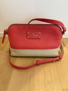 kate spade ショルダーバッグ バイカラー ピンク