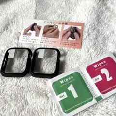 AppleWatchケース87-BIG MRAIN-H ブラック 2個