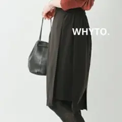 WHYTO. スカート　ブラック