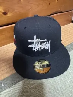 STUSSY New Era 59FIFTY キャップ ブラック 7 1/4 - メルカリ