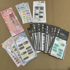 ジェルネイル ネイルシール 28セット まとめ売り