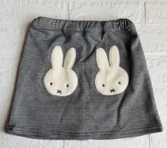 プティマイン ミッフィー スカパン miffy 黒　100