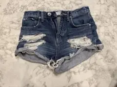 GYDA ショートパンツ　ダメージデニム