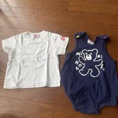 ミキハウス ベビー服 セット Tシャツ ロンパースのサムネイル