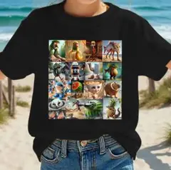 イタリアンブレインロッド　半袖Tシャツ 150cm 黒
