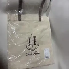 【新品未使用】Herlipto Club Here ロゴトート