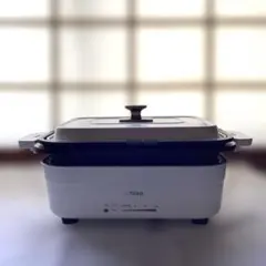 タイガー コンパクトホットプレート CRL-A200 WC 白のサムネイル