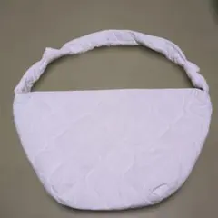 GRL ホワイト　キルティング　ショルダーバッグ　BIG レディース　グレイル