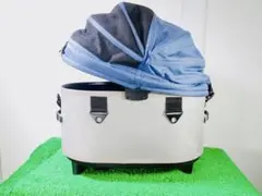 AIRBUGGY ペットカート コット 単品 ベージュ ブルー　DOME3のサムネイル