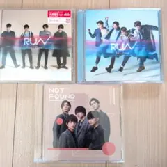 Sexy Zone CD 3枚セット RUN・NOT FOUND