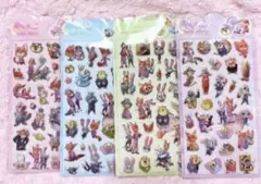 22時までセール☆ズートピア　シール　ぷくぷく