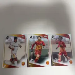 Topps Chrome Jリーグ 名古屋グランパス 選手カード 3장 세트