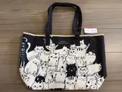 Shinzi Katoh 猫デザイン トートバッグ　⑦のサムネイル