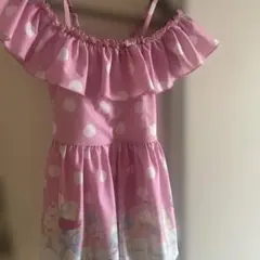 メゾピアノ アイスクリーム柄　水着　130