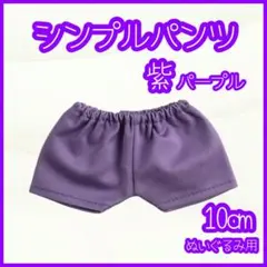シンプルパンツ 紫 10cm ぬい服 アイドル 韓国 アニメ 推し活 ぬい活のサムネイル