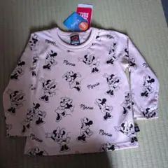 ミニー キャラクター 長袖カットソー 100cm