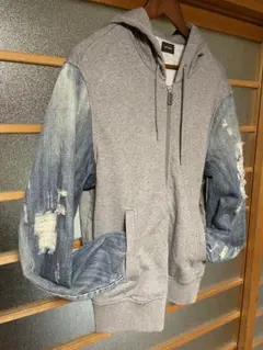 DIESELフードデニムジャケット