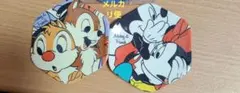 ディズニーミニ皿 ミッキー&ミニー チップとデール 約直径10cm
