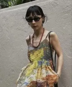 Ameri MEDI RACHEL FLUFFY ART CAMISOLEのサムネイル