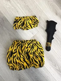 節分　鬼のパンツ　ベアトップ　こん棒　3点セット