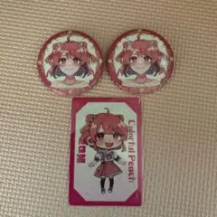 カラフルピーチ　のあ　ぷぴぱ缶バッジ　トレカ