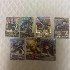 ガンダムトライエイジ　筐体掲示サンプルカード　ビルドMS4弾　7種7枚　非売品 ガンダムトライエイジ 筐体掲示サンプルカード ビルドMS4弾 7種7枚