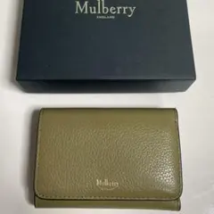 【美品】Mulberry コンチネンタルトリフォールド 三つ折り財布サマーカーキのサムネイル