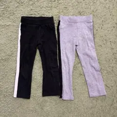 kidsレギンスパンツ100 2点セット