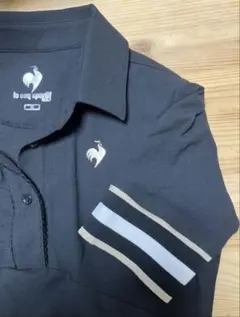 【美品レディース ポロシャツ ブラック Lサイズ Le coq sportif