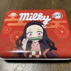 ミルキー　缶ケース　鬼滅の刃　禰豆子