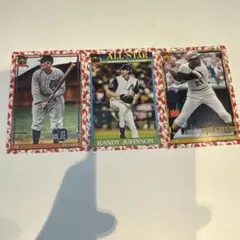 Topps 75周年記念 鯉パラ 3枚セット　クレメンテ　ランディジョンソン