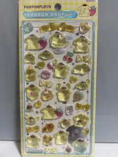 【正規品】ポムポムプリン　第二弾　ボンボンドロップシール
