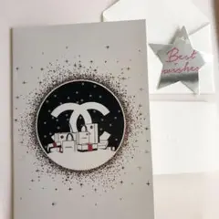 CHANEL ギフトカード　2通セット　シャネルメッセージカード