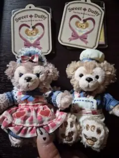 Sweet Duffy ダッフィー　シェリーメイ ぬいぐるみストラップ