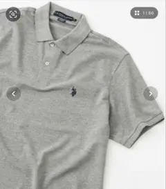 U.S. POLO ASSN. グレー　ポロシャツ Mサイズ