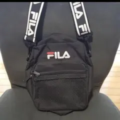 ス*ー様 FILA ブラック ショルダーバッグ
