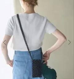 ROPE PICNIC PASSAGE ビーズミニショルダーバッグ ブラックのサムネイル
