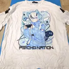 Psycho Nation 寝田ルネ 猫耳 Tシャツ 半袖