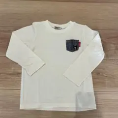 DOUBLE.B 長袖Tシャツ 110 ホワイト