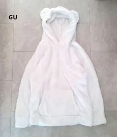 GU ジーユー フリース フーディ ホームウェア 耳 もこもこ М